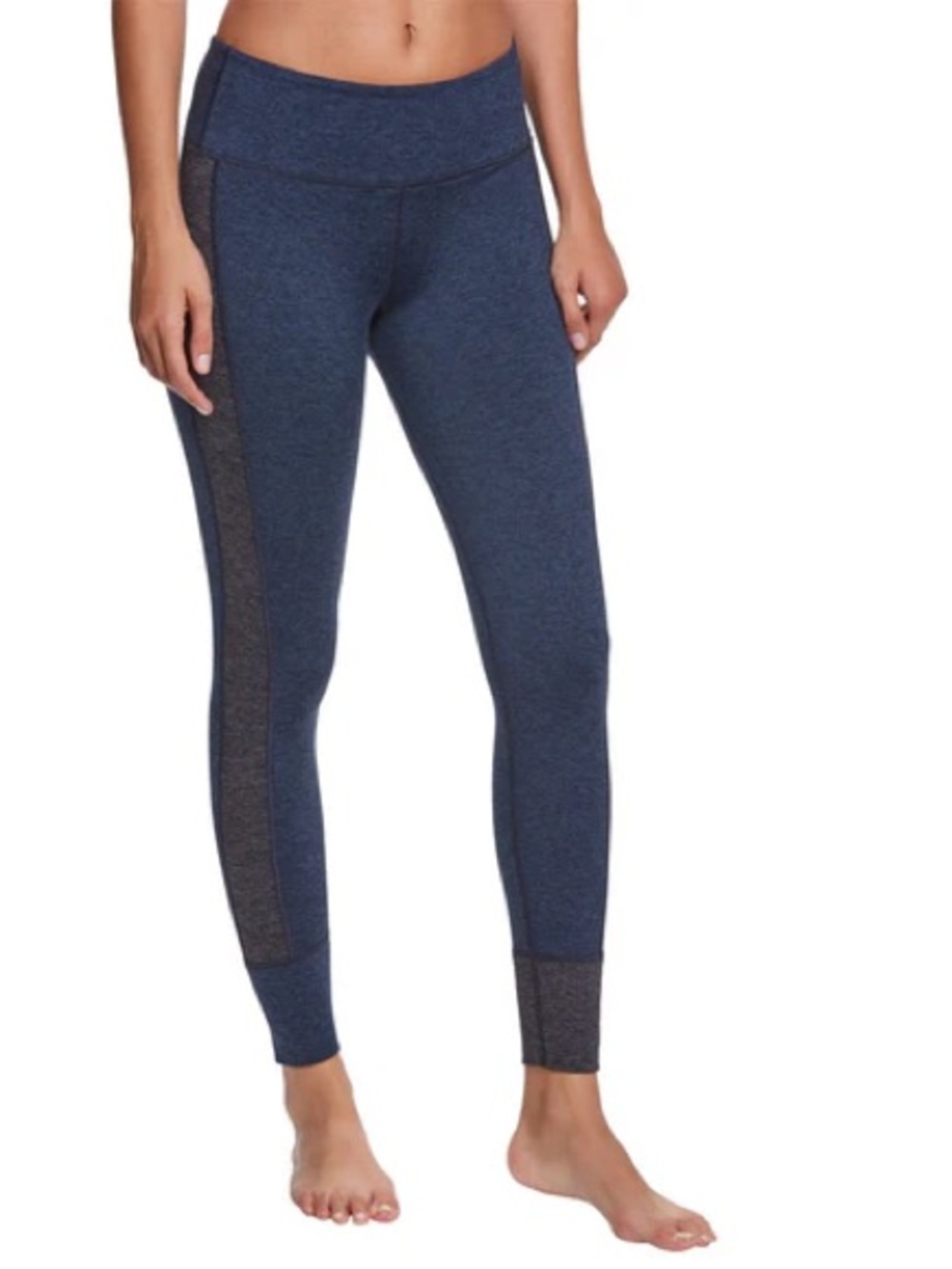 Vuori ASYMMETRIC block Blue and Gray Leggings Size Small